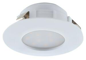 Eglo Ugradbena LED svjetiljka Pineda (6 W, D x Š x V: 7,8 x 7,8 x 3,5 cm, Bijele boje, Topla bijela)