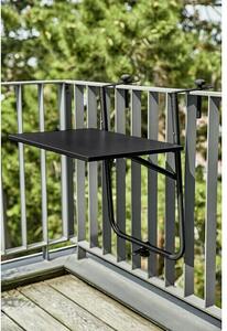 Sunfun Melina Viseći stol za balkon (Crne boje, Preklopno)