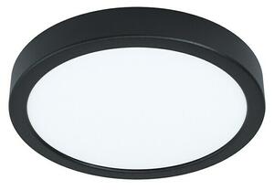 Eglo Fueva 5 Okrugla zidna i stropna LED svjetiljka (16,5 W, Ø x V: 21 x 2,8 cm, Crne boje, Neutralno bijelo)