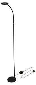LED stajaća svjetiljka Angel (12 W, Visina: 139 cm, Boja svjetla: Neutralno bijelo, Crna)