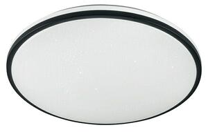 Ferotehna Okrugla stropna LED svjetiljka Everly Sky (48 W, Ø x V: 49,2 x 9,5 cm, Bijelo - crne boje, Topla bijela)