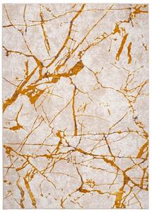 Bezvremenski tepih za dnevnu sobu sa zlatnim motivom Širina: 80 cm | Duljina: 150 cm