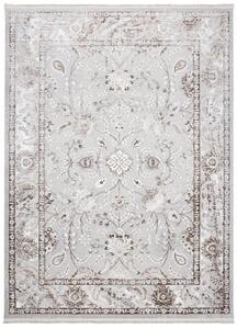 Svijetlo bež-sivi vintage dizajnerski tepih s uzorcima Širina: 140 cm | Duljina: 200 cm