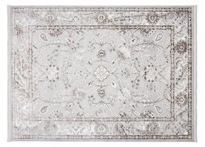 Svijetlo bež-sivi vintage dizajnerski tepih s uzorcima Širina: 120 cm | Duljina: 170 cm