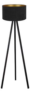 Brilagi - Podna lampa VELVET 1xE27/60W/230V crna