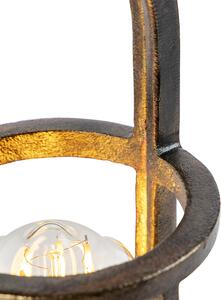 Art Deco stolna svjetiljka brončana 35 cm - Kevie