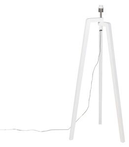 Moderna podna lampa bijela bez sjenila - Puros