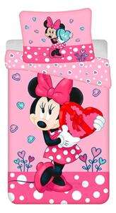 Povlečení Ourbaby Minnie Mouse ružičasta 200x140 + 90x70 cm