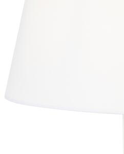 Klasična podna svjetiljka od čelika s podesivim bijelim hladom - Ladas