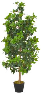 VidaXL Umjetno stablo lovora s posudom zeleno 120 cm