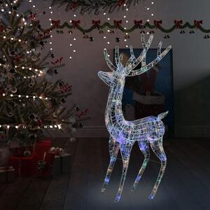 VidaXL XXL akrilni božićni sob 250 LED žarulja 180 cm raznobojni