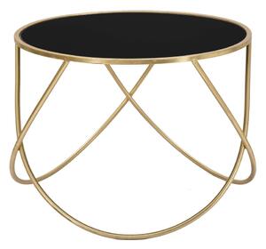 Okrugli pomoćni stol sa staklenom pločom stola ø 60 cm Ring – Mauro Ferretti