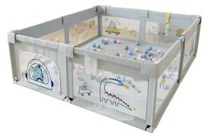 Playfort™ Dječja Igraonica - 180 X 150 Cm, PlayFort™ dječja igraonica (Siva) - 180 x 150 cm