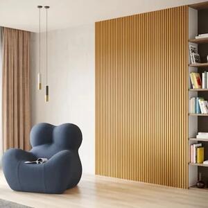 Woodypanel™ Ojačana Samoljepljiva Zidna Obloga – Rola 10 m (6 m²), Svijetli hrast