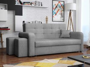 Zondo.hr Sofa s tabureima III Candy (siva). 1070299