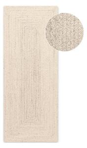 Krem obostrana/ručno rađena jutena staza 80x200 cm Juno – Hanse Home
