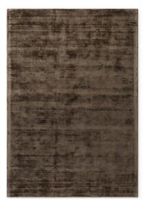 Smeđi ručno rađen tepih viskozan 120x180 cm Noemi – Vikosa