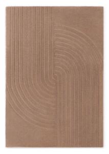 Bež ručno rađen vunen tepih 80x150 cm Arcura – Vikosa