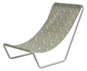 Sklopivi plažni ležaj SAND FLOWERS, zeleni