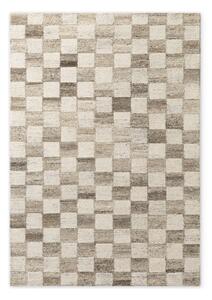 Krem ručno rađen vunen tepih 80x150 cm Boho 1.0 Quadra – Vikosa