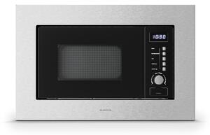 Klarstein Ugradbena mikrovalna pećnica Verosteel s roštiljem | Roštilj 800 W | Mikrovalna pećnica 700 W | 60 cm