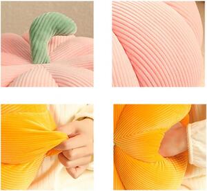 Ukrasni jastuk u obliku bundeve PUMPKIN 35 cm, ružičasti