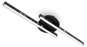 Briloner 3517-025 - LED Nadgradni luster REY 2xLED/6W/230V crna