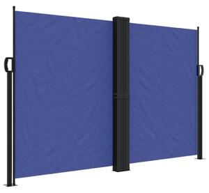 VidaXL Uvlačiva bočna tenda plava 160 x 1200 cm