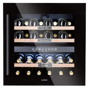 Klarstein Vinsider 36 Onyx Edition, vinoteka, 2 zone hlađenja, 5-22°C, 85 l