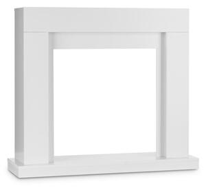 Klarstein Studio Frame, konstrukcija za kamin, okvir, MDF, moderan dizajn, bijela boja