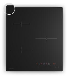 Klarstein Velaire indukcijska ploča za kuhanje, elegantna, minimalistička, kompaktna, 3 zone za kuhanje, 5500 W, 45 cm