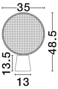 TIERRA STOLNA LAMPA LED E27 1x12Watt 100-240Volt IP20 NL9586628