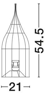 NAOS STOLNA LAMPA LED E27 1x12Watt 100-240Volt IP20 Bulb Excluded NL9586630