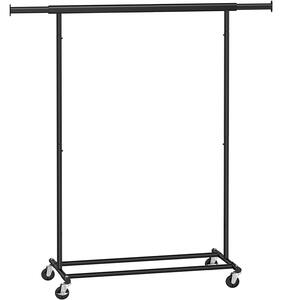 Fiksni stalak za odjeću s kotačima, (92-132) x 45,4 x 160 cm