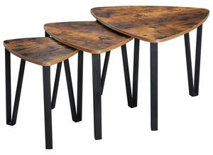 Stolić za kavu, Rustikalni stolić (3 komada) | VASAGLE