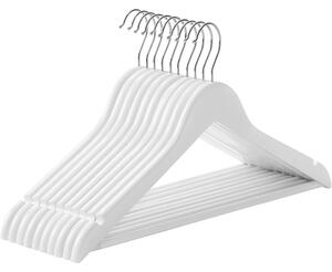 Vješalice za odjeću, set od 10 komada, vješalice sa neklizajućim šipkama za hlače, 44,5 x 23 x 1,2 cm