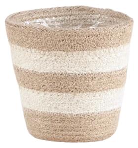 Lonac za cvijeće od jute TERIMA 13,5 cm, bež