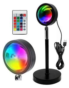 7W LED RGB tablica solarna svjetiljka i 27 cm USB projektor