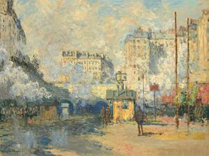 Reprodukcija Gare Saint Lazare (1877), Claude Monet