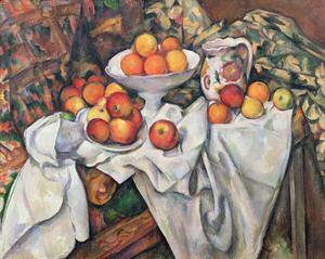 Reprodukcija Apples and Oranges, Cezanne, Paul