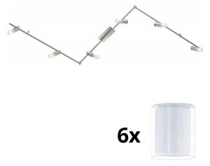 Eglo - LED Reflektorska svjetiljka MY CHOICE 6xE14/4W/230V krom/bijela