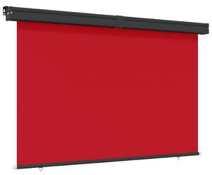 VidaXL Balkonska bočna tenda 175 x 250 cm crvena