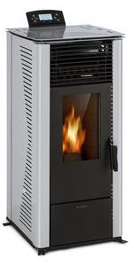 Klarstein Energiewende, peć na pelete, 5/10 kW, 5 razina, timer, daljinski upravljač, siva