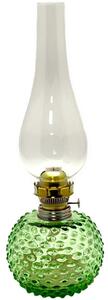Petrolejska lampa EMA 38 cm svjetlozelena