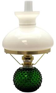 Petrolejska lampa EMA 38 cm tamno zelena