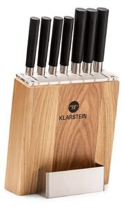 Klarstein Kitano, 8-dijelni set noževa sa stalkom, 7 noževa, čelik, luksuzni drveni stalak