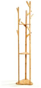 Blumfeldt Vješalica s granama, trokutasta, 3 police, 32,5 × 166 cm (Ø × V), 100% bambus