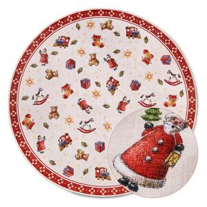 Crveni okrugli tepih s božićnim motivom ø 150 cm Red Christmas – Villeroy&Boch