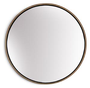 Casa Chic Fournier Zidno ogledalo s metalnim okvirom okruglo Ø 80 cm