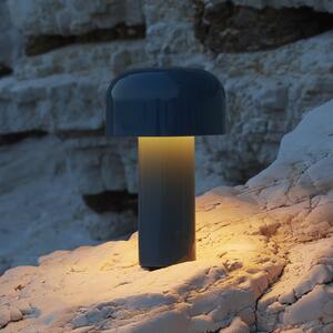 FLOS Flos Bellhop LED punjiva stolna lampa, plava, 21 cm, prigušiva, IP54, prigušiva, Plava, Dnevni boravak/blagovaonica, Plastika